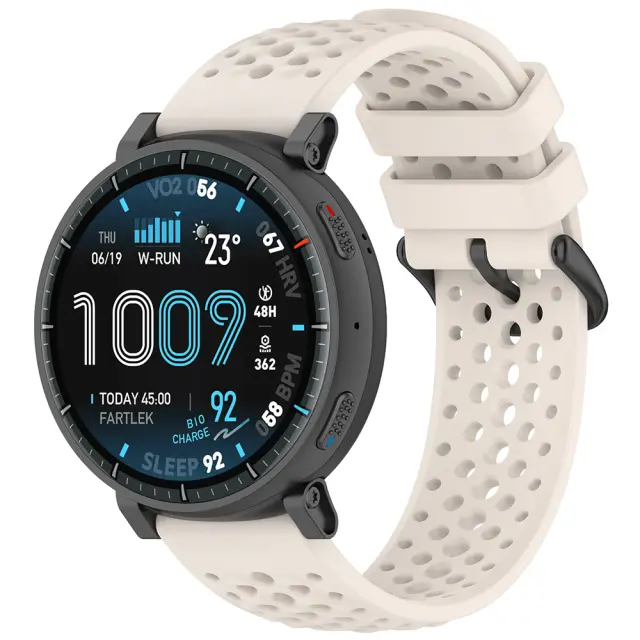 Techsuit - Universal Watchband 22mm (W083) - Xiaomi Redmi Watch 5 Active / Redmi Watch 5 Lite - Εκρού 2