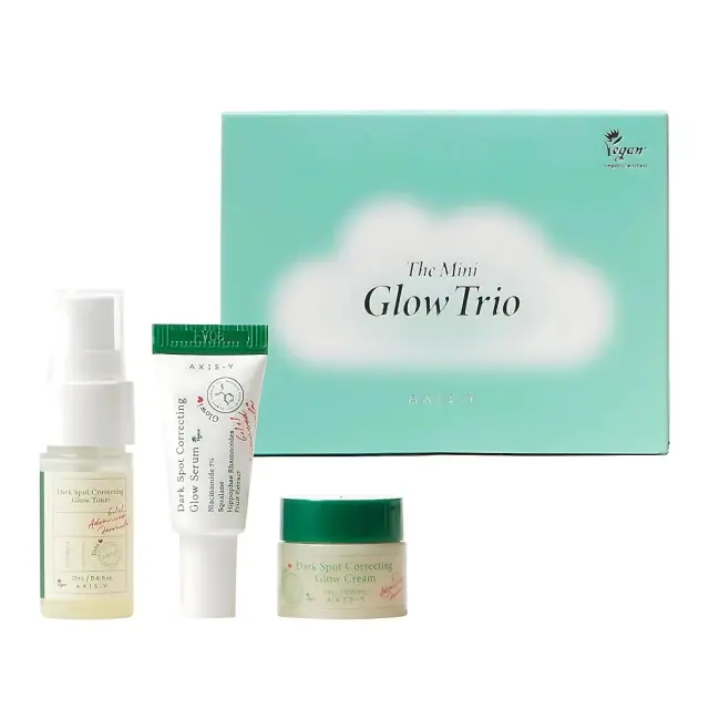 Axis-Y The Mini Glow Trio 3 pcs, Πακέτο Περιποίησης Προσώπου 3τμχ