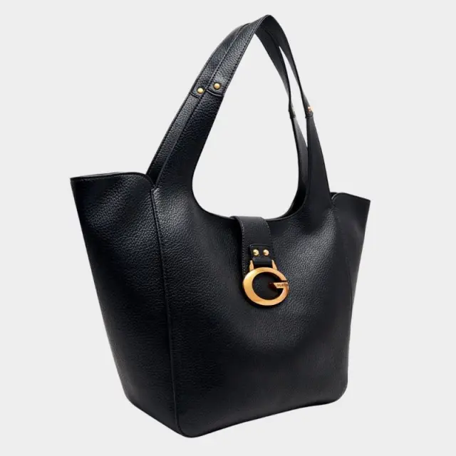 Guess - Γυναικεία Τσάντα Camden Tote HWBB9308240-BLA Μαύρο 2