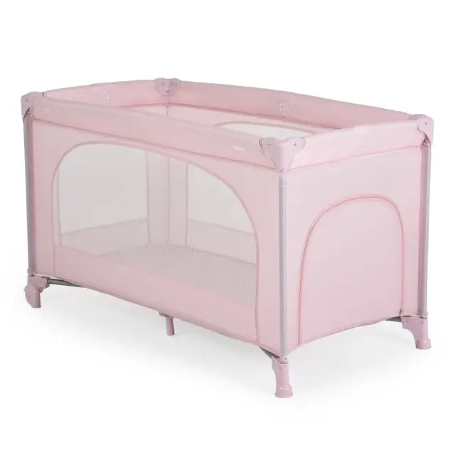 Παρκοκρέβατο 1 Επιπέδου Uno Moni Pink 3801005210282