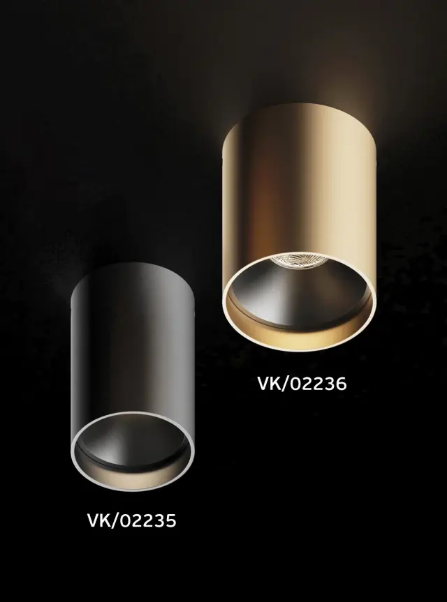 Kumu Φωτιστικό οροφής LED 15W 3000K ø8x13cm IP65 χρυσό+μαύρο Μαύρο/Χρυσό Χρυσό 2