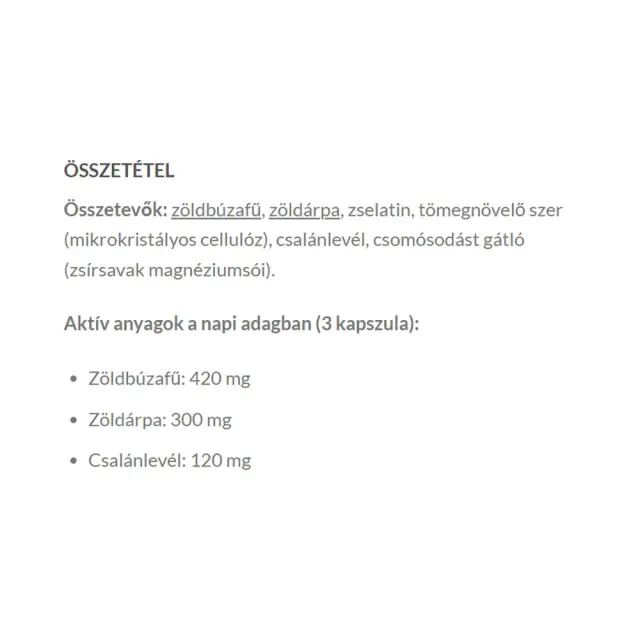 JutaVit Wheatgrass - pH balance 2