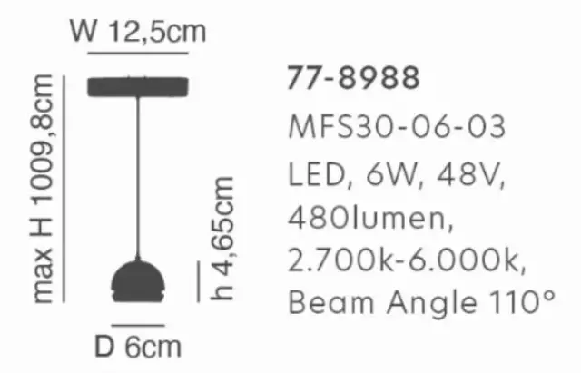 Ράγα Φωτισμού Magnetic Flex Μαύρο Ματ 6x6x4,65εκ. 2