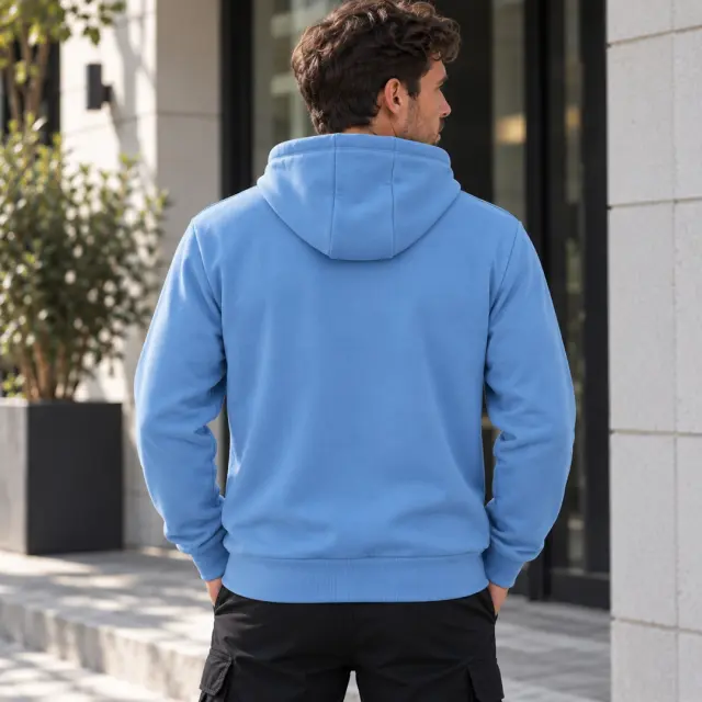 Ζακέτα Noshame® Σιελ με τύπωμα - 552602 - XXL 2