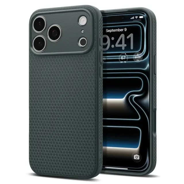 Spigen® Liquid Air Θήκη για iPhone 17 Pro/18 Pro- Abyss Green