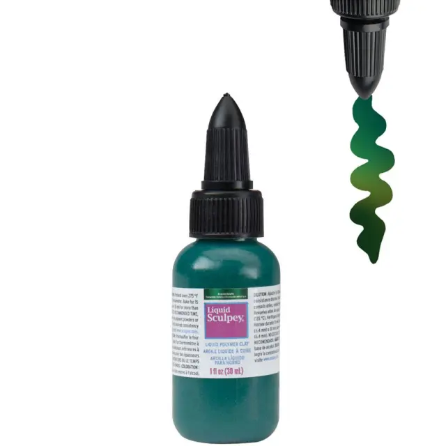 Υγρός Πολυμερικός Πηλός Sculpey Emerald Metallic - 30ml