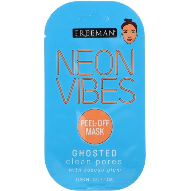 Freeman Neon Vibes Ghosted Clean Pores Kakadu Plum Peel-Off Mask 10ml