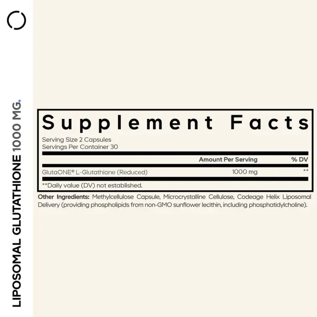 Codeage Liposomal Glutathione 1000 mg 2