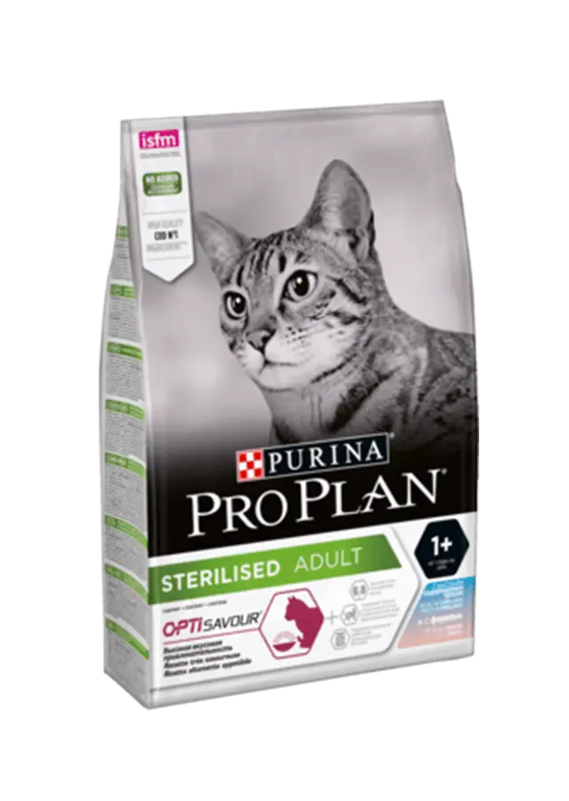 ΓΑΤΟΤΡΟΦΗ PURINA PROPLAN CAT STERILIZED ΜΠΑΚΑΛΙΑΡΟΣ-ΠΕΣΤΡΟΦΑ 1.50kg