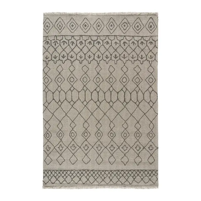 Beauty Home Χαλί βαμβακερό Cocotton 9231 125x180 Γκρι