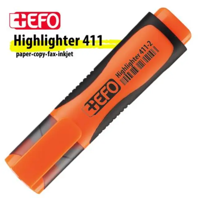 Μαρκαδόρος Υπογράμμισης +Efo 411-2 Πορτοκαλί