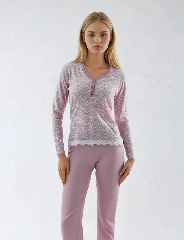 W503 - Type - PYJAMA LITTLE FLOWER - S 2