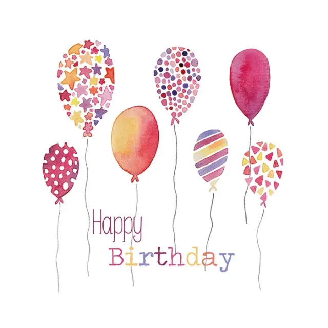 Χαρτοπετσέτα για decoupage, 1τεμ, Birthday Balloons