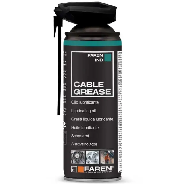 SPRAY ΛΙΠΑΝΤΙΚΟ ΛΑΔΙ CABLE GREASE FAREN 400ML 908SDE