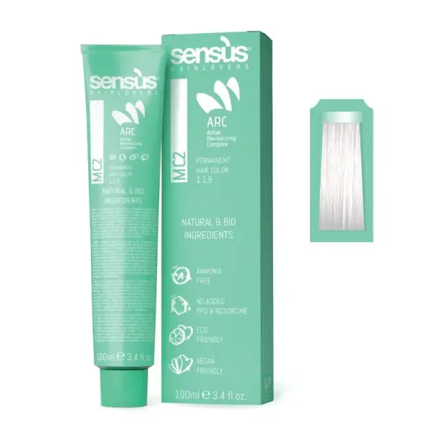Sensus MC2 Booster Pure 100ml - (Μόνιμη Βαφή Χωρίς Αμμωνία Γκρί)