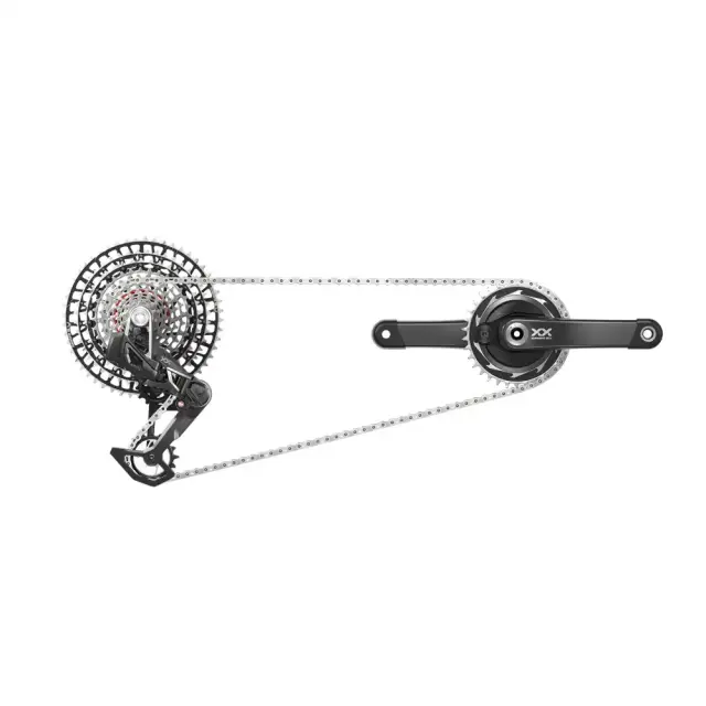 GROUPSET SRAM XXSL T-TYPE EAGLE TRANSMISSION POWERMETER AXS (Q174 CL55 DUB MTB WIDE 175 34T)