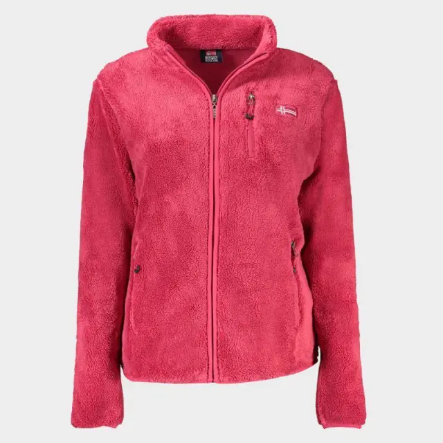 Norway Nautical School - Γυναικεία Ζακέτα Φούτερ Fleece 849909-CILIEG Ροζ - 2XL