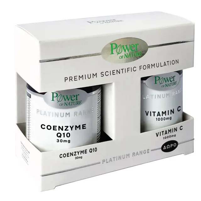 Power Health Premium Scientific Formulation Platinum Range CoEnzyme Q10 30mg 30 κάψουλες & Platinum Range Vitamin C 1000mg 20 ταμπλέτες 2