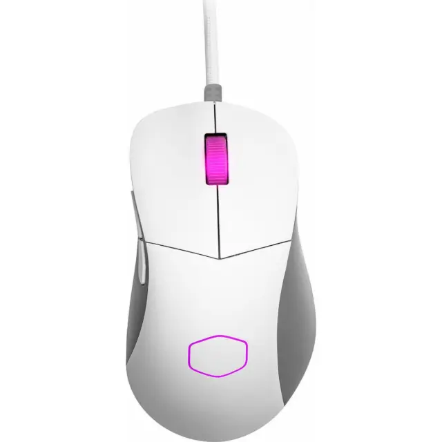 Cooler Master MM730 Ultra Lightweight RGB Gaming Mouse 16000 DPI White με Optical Switches + PixArt Sensor