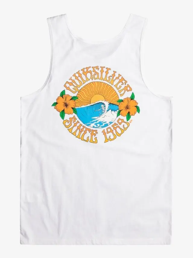 QUIKSILVER GOLDEN HOUR TANK AMANIKH ΜΠΛΟΥΖΑ ΑΝΔΡIKH EQYZT06673-WBB0 WHITE 2