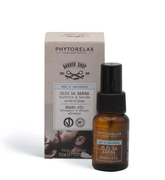 Phytorelax Men's Grooming Beard Oil Detangles & Shines Ανδρικό Θρεπτικό Έλαιο για την Περιποίηση της Γενιάδας, 30ml