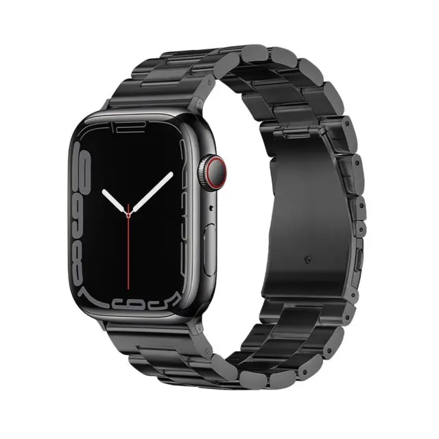 Forcell® FA10 Μεταλλικός Μπρασελές για Apple Watch 38/40/41/42(Series 10/11/12)mm- Black