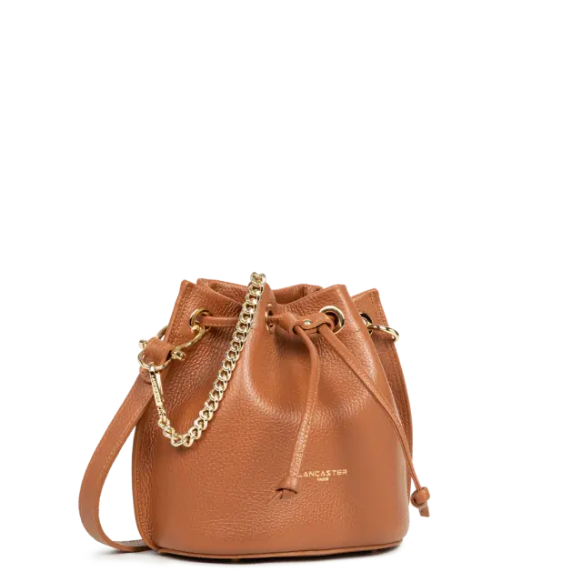 LANCASTER PARIS BUCKET BAGS (470-80-CAMEL) 2