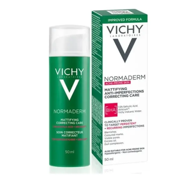 Vichy Normaderm 24ωρη Αναπλαστική Κρέμα Προσώπου Ημέρας για Λιπαρές Επιδερμίδες 50ml