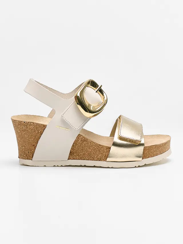 Mephisto Πέδιλα Γυναικείο δέρμα Άσπρο MEP/LEANDRE GOLD 3