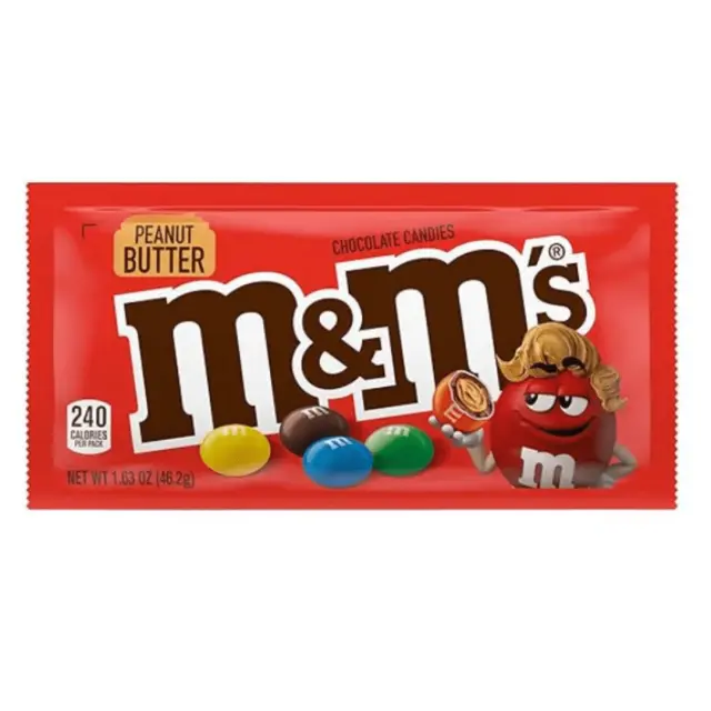 M&M's Peanut Butter 46.2gr (ΠΡΟΣΟΧΗ! Λιώνει!)