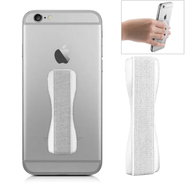 Ελαστικό Finger Grip Phone Holder για Όλες τις Συσκευές- Άσπρο
