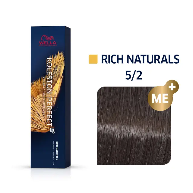 Wella Professionals Koleston Perfect Me+ Rich Naturals 60ml | Απόχρωση 5/2 Καστανό Ανοιχτό Ματ 2
