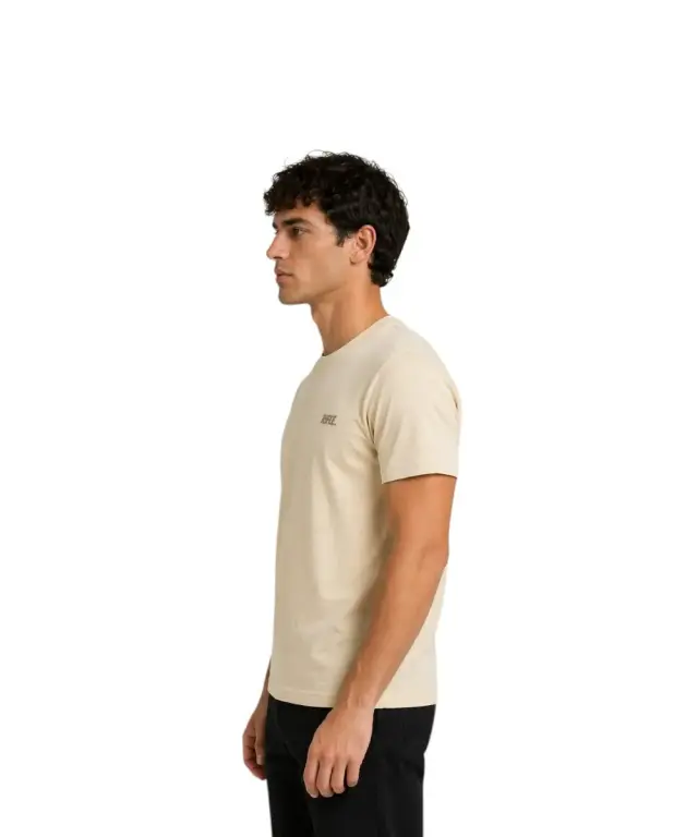 Rifle- Ανδρικό T-shirt RFT002-SABBIA Μπεζ 2