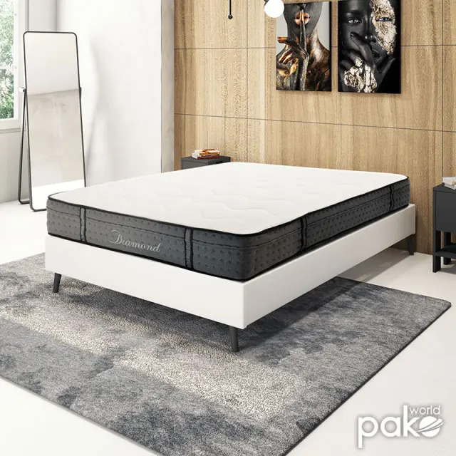 Στρώμα Diamond pakoworld pocket spring+gel memory foam 25-27cm 150x200εκ 2