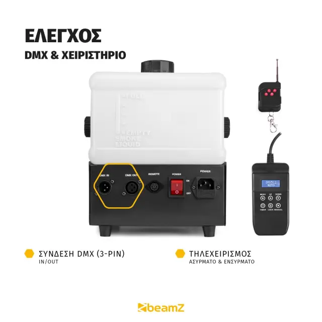 BEAMZ RAGE 1500LED ΜΗΧΑΝΗ ΚΑΠΝΟΥ 3