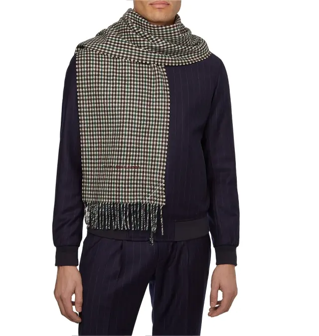 Κασκόλ TOMMY HILFIGER 10373 Γκρι Μπεζ 2