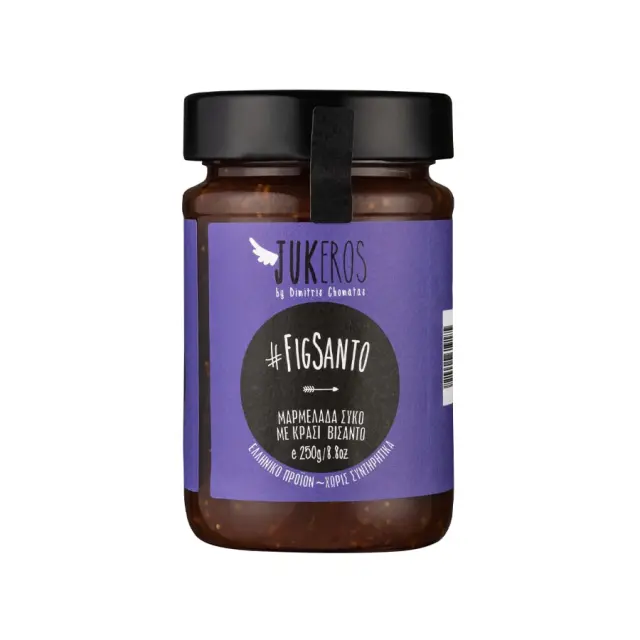 Μαρμελάδα Σύκο με Κρασί Vinsanto - Jukeros - 250gr 5214000619185
