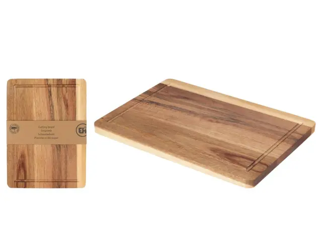 Επιφάνεια Κοπής Excellent Houseware από Ξύλο Ακακίας με διαστάσεις 28.2x20x1.6cm 784630180 3