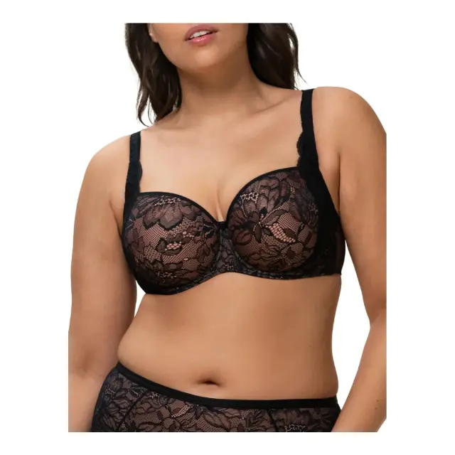 Triumph Γυναικείο Σουτιέν Amourette Charm Amourette Charm WHP02, Χρώμα Μαύρο - 90E
