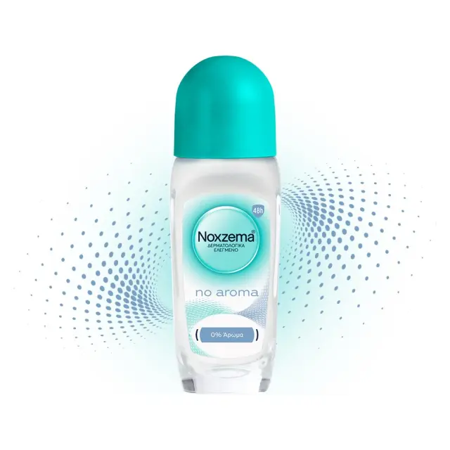 Noxzema No Aroma Anti-Transpirant Αποσμητικό 48h σε Roll-On 50ml, Χωρίς Άρωμα 3