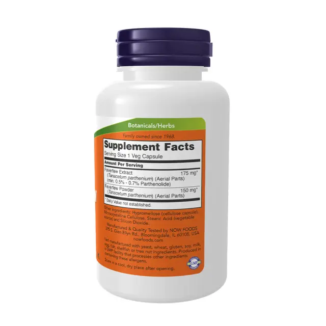 Now Foods Feverfew 2