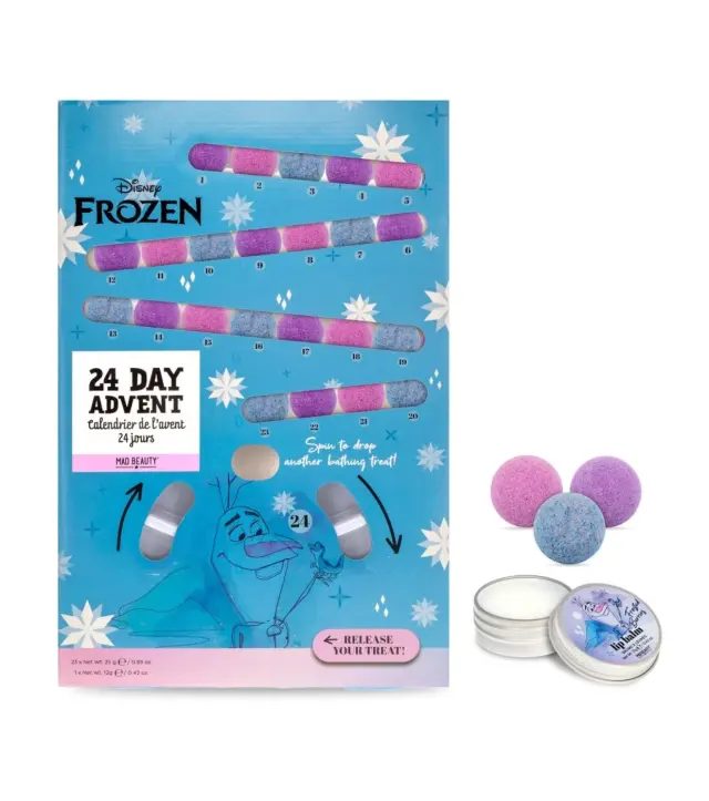 Frozen Bath Bomb Advent Calendar