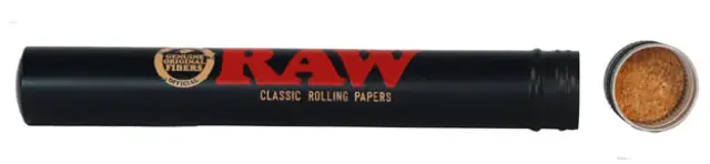 RAW Aluminium Tube Black Μαύρο - Αποθηκευτικός Σωλήνας Αλουμινίου 2