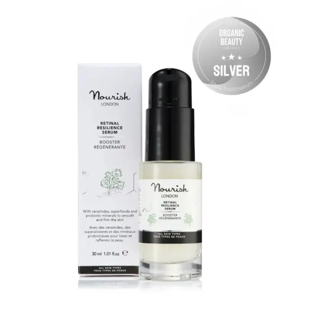 Nourish London Retinal Resilience Serum με Ceramides & Hyaluronic Acid – Βιολογικός ορός προσώπου με retinal, ceramides και υαλουρονικό οξύ 3