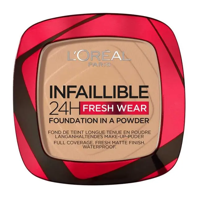 L'Oreal Infaillible 24h Fresh Wear Foundation in a Powder 9g | Απόχρωση 140 Gold Beige