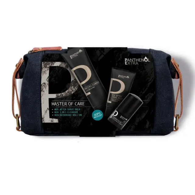 Panthenol Extra Master of Care Σετ Ανδρικής Περιποίησης με After Shave Balm 75ml, 3in1 Cleanser 200ml και Deodorant Roll On 50ml σε Νεσεσέρ