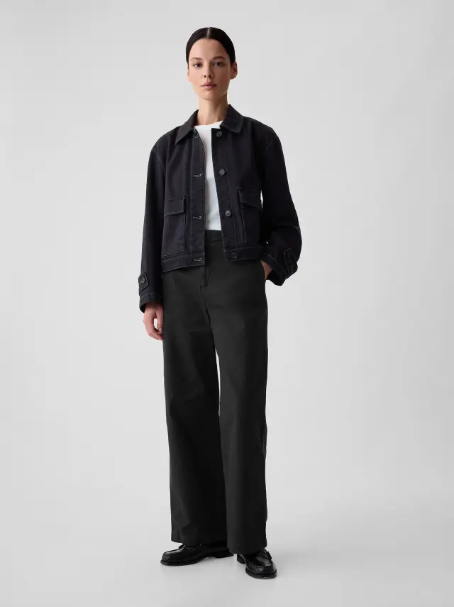 Μαύρο The Loose Khaki Washwell Παντελόνι BLACK