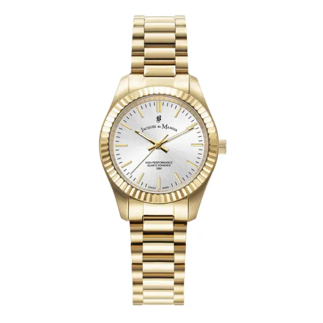 Jacques Du Manoir Inspiration Prime, Women's Watch, Gold Stainless Steel Bracelet JWL03907