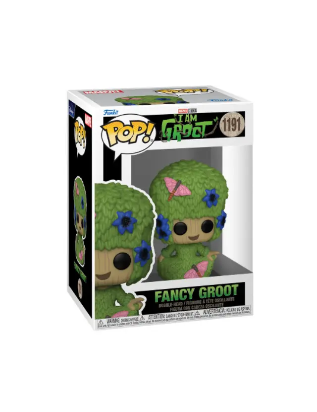Funko Pop! Marvel: I Am Groot - Fancy Groot #1191 Bobble-Head Vinyl Figure 2