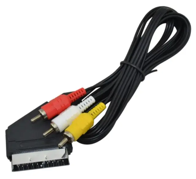 Καλώδιο Scart σε 3RCA 1.5m Χωρίς Διακόπτη 02.005.0009